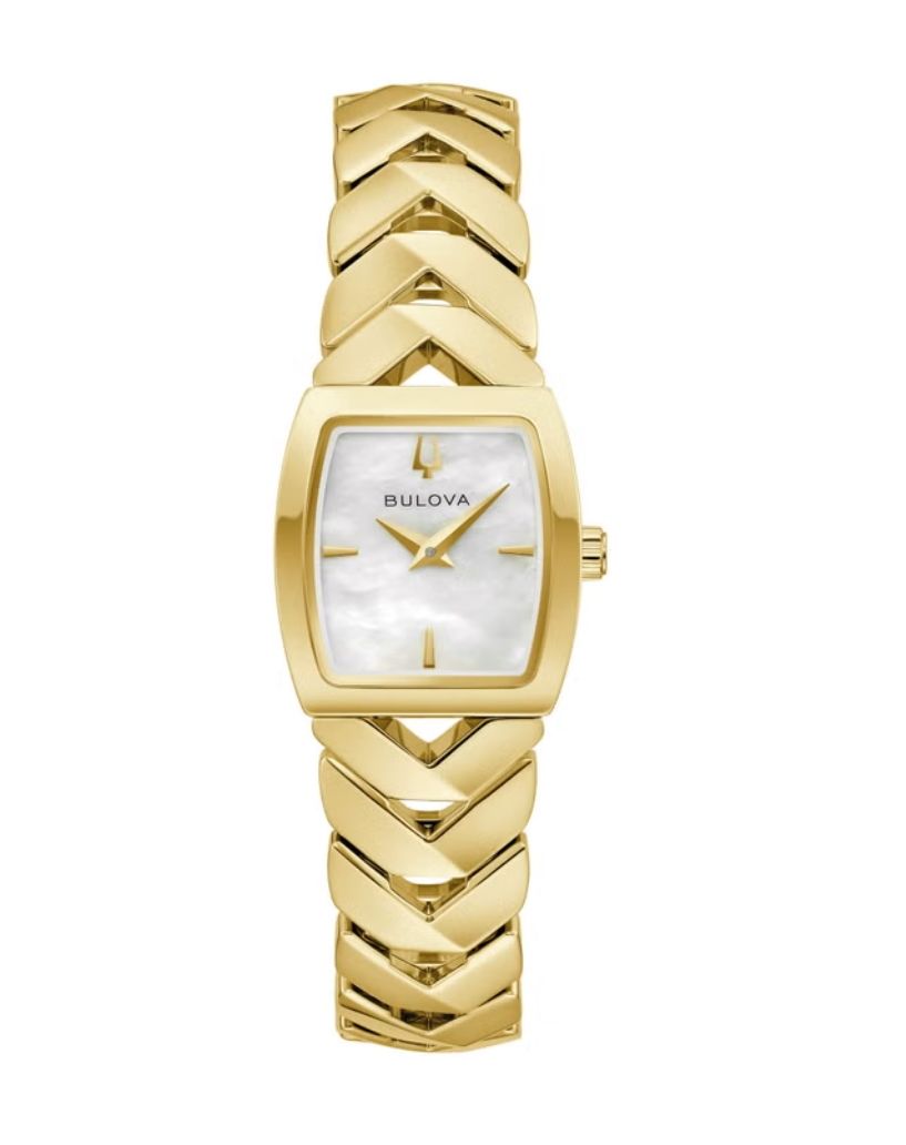 Bulova Classic Gold Mother of Pearl Dial Women's Watch, 22mm Item 1898735