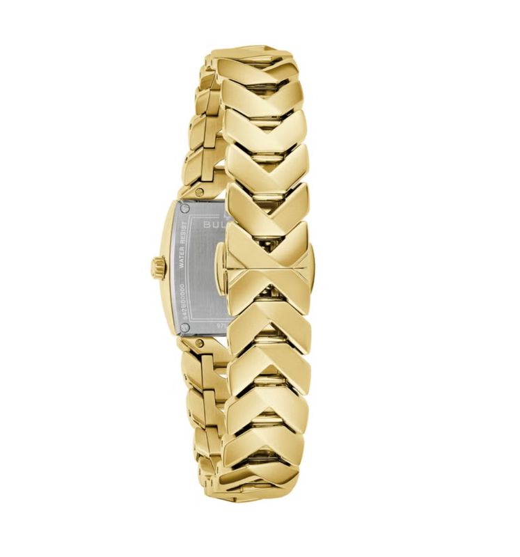 Bulova Classic Gold Mother of Pearl Dial Women's Watch, 22mm Item 1898735