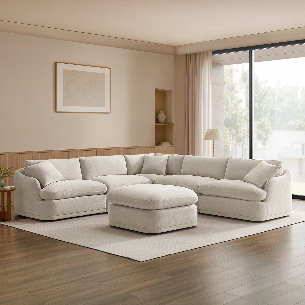 Aiden &amp; Ivy Hartley 6-Piece Modular Fabric Sectional HOME FURNISHINGS Item #1862076