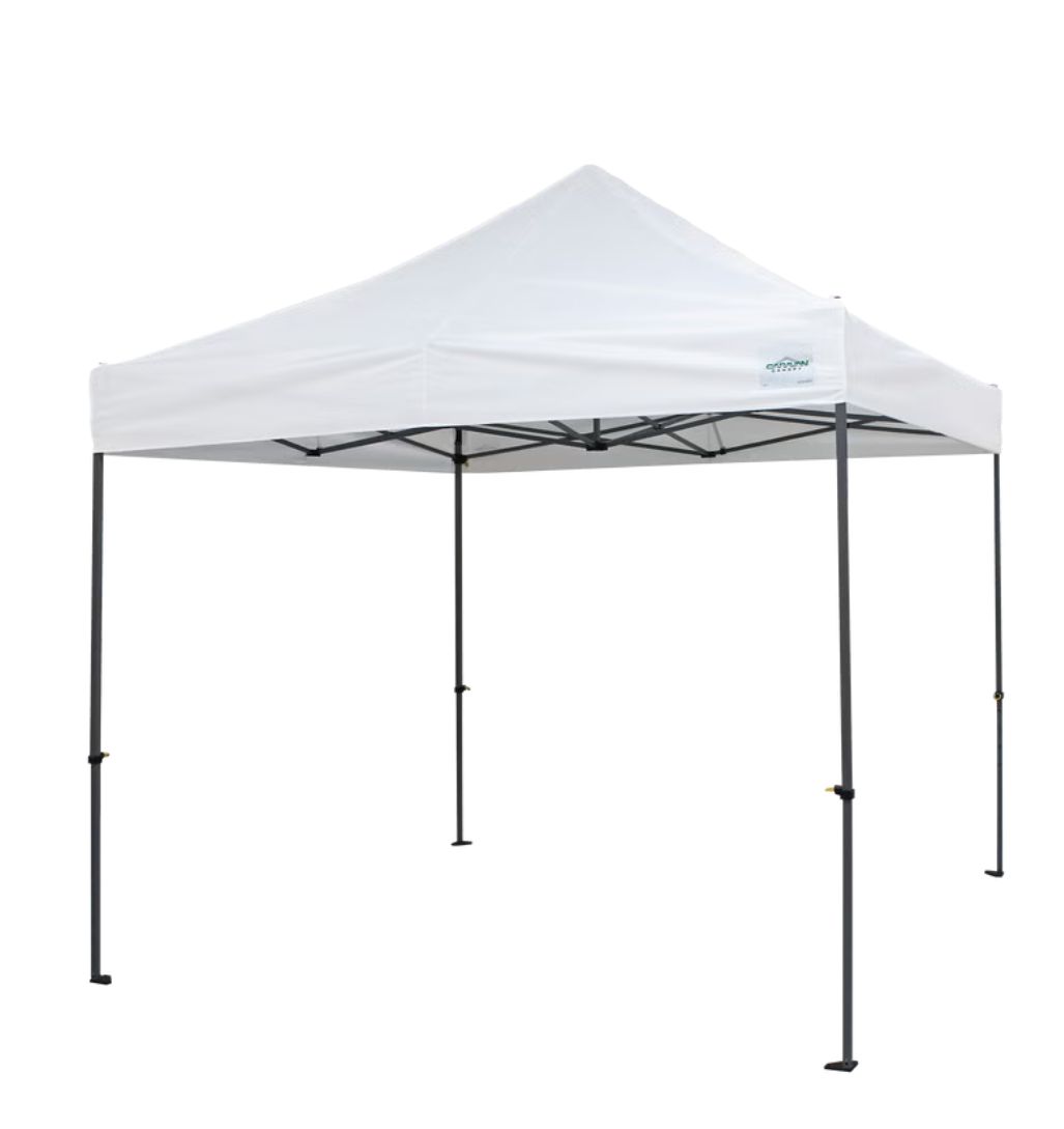 Caravan Canopy Hybrid-X Instant Canopy Kit, 10' x 10', White Item 1753854