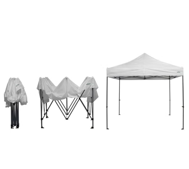Caravan Canopy Hybrid-X Instant Canopy Kit, 10' x 10', White Item 1753854