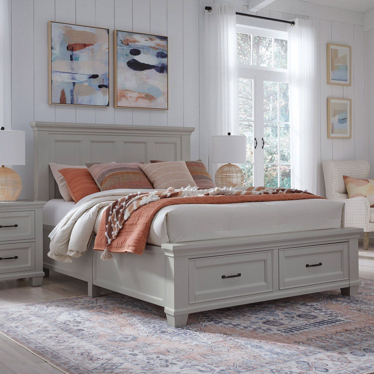 Hughes Storage KING Bed Item 1861719