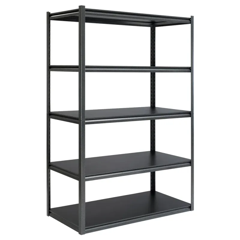 Gorilla Rack Z-Beam 5-shelf Steel Storage Rack, 48“ x 24“ x 72" Item 1600212 | Model CUS48ZB-SV