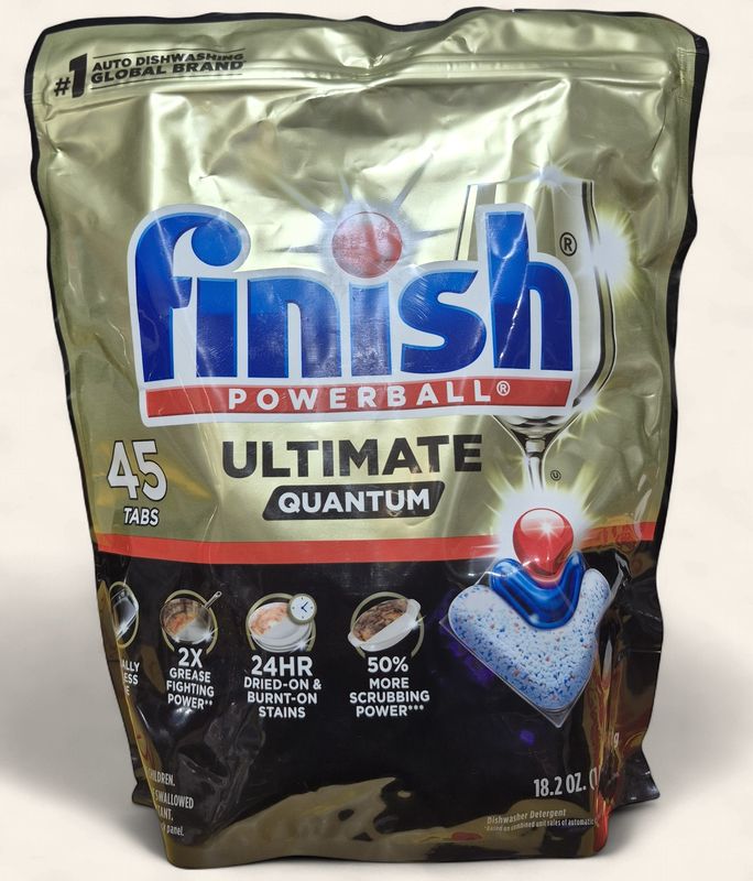 Finish Powerball Ultimate Quantum Dish Detergent Tabs, 45-count Item 8816886
