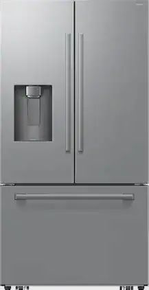 Samsung 29 cu. ft. Bespoke AI 3-Door French Door Refrigerator with Zero Clearance Fit and Sphere Ice Item  1932539 Model  RF70H30GERAA