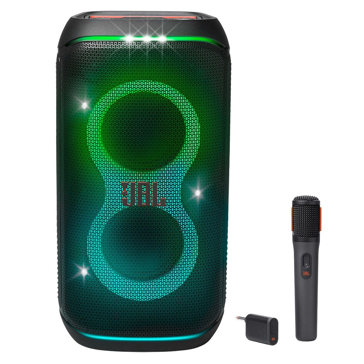 JBL PartyBox 120 Portable Party Speaker with Wireless Microphone Item 1849715 | Model JBLPB120W1WLMICAM