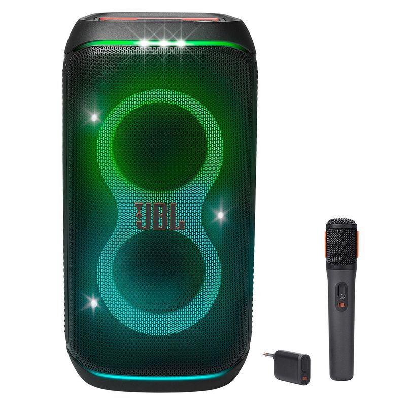 JBL PartyBox 120 Portable Party Speaker with Wireless Microphone Item 1849715 | Model JBLPB120W1WLMICAM