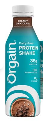Orgain Dairy-Free Plant Protein Shake, 14 fl oz, Item #2017037