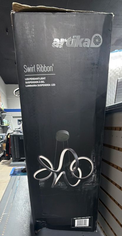 Artika Swirl Ribbon Integrated LED Pendant Light Item 1890011 | Model PDT-SR-BL