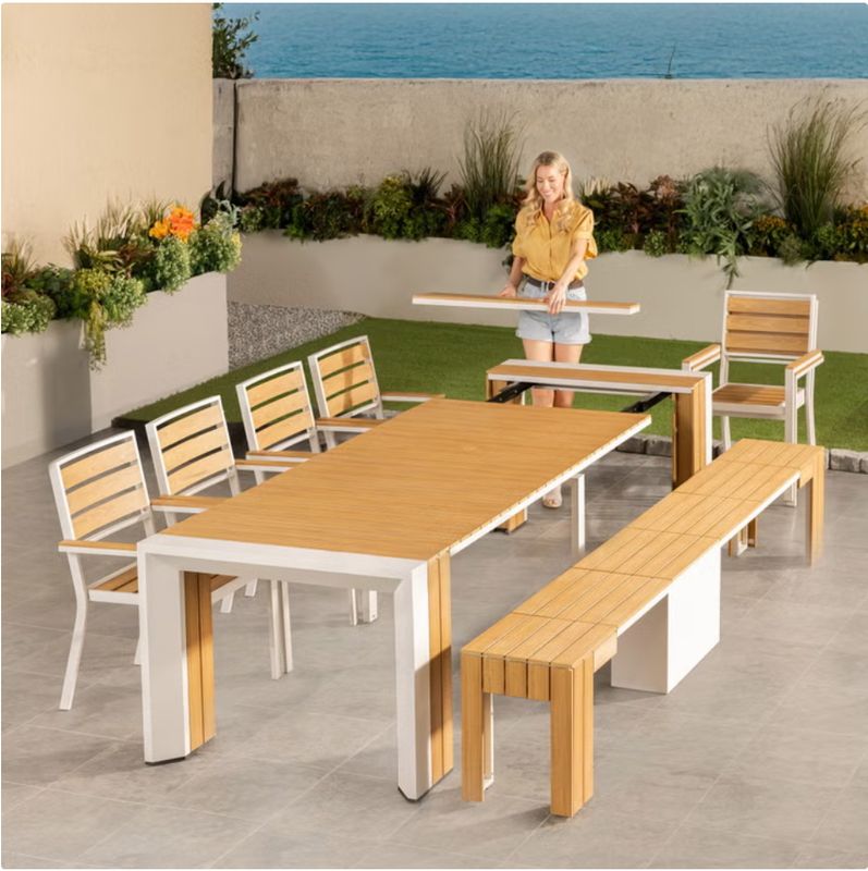 Transformer Table Extendable Outdoor Patio Dining Set Item 1936555 | Model 98828