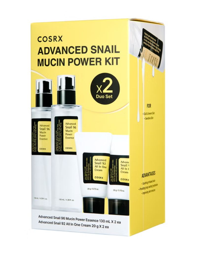 COSRX Advanced Snail Mucin Power Essence &amp; All In One Cream Power Kit Item 2048977