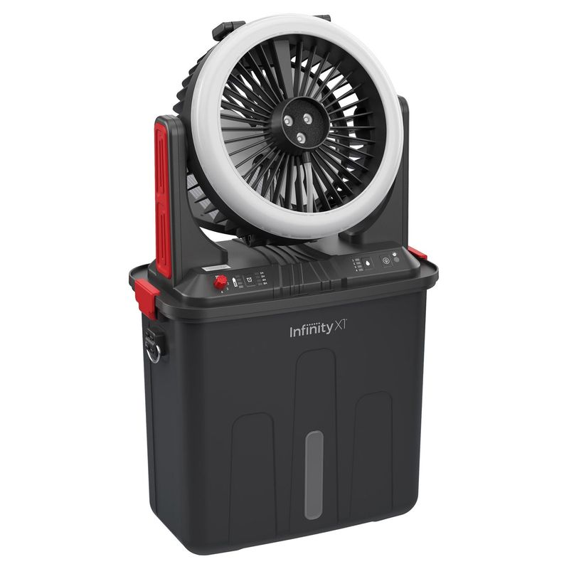 Infinity X1 Solar Misting Fan with Item #1985328