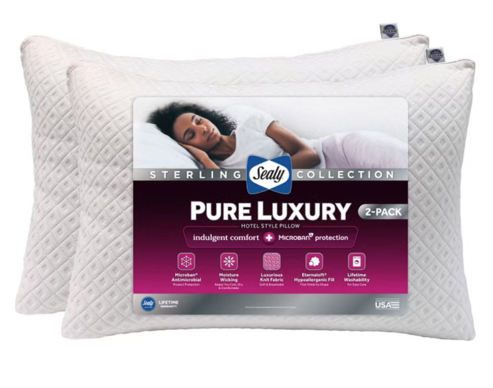 Sealy Sterling Pure Luxury Pillow, 2-pack Item 1644306 | Model 87206COSDTC