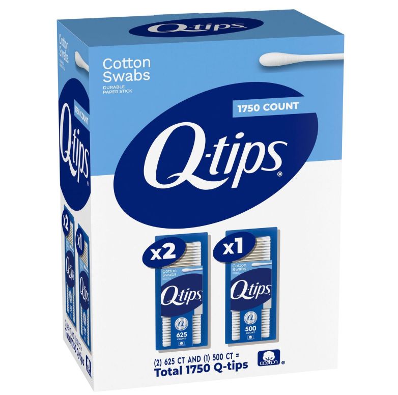 Q-Tips Cotton Swabs, 1750 count Item: 1741081