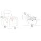 Canmore Leather Power Recliner with Power Headrest Item 1653385