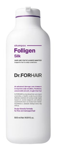 Dr.FORHAIR Folligen Silk Shampoo, 16.9 fl oz, 1-pack Item 1952388