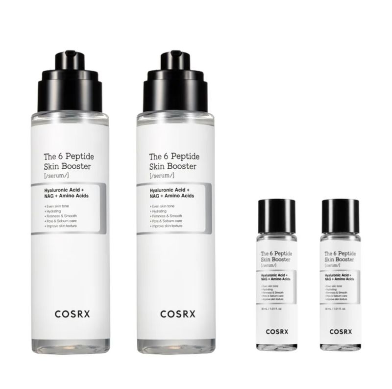 COSRX The 6 Peptide Skin Booster Serum Set, 2 x 150 mL + 2 x 30 mL Item 1879574