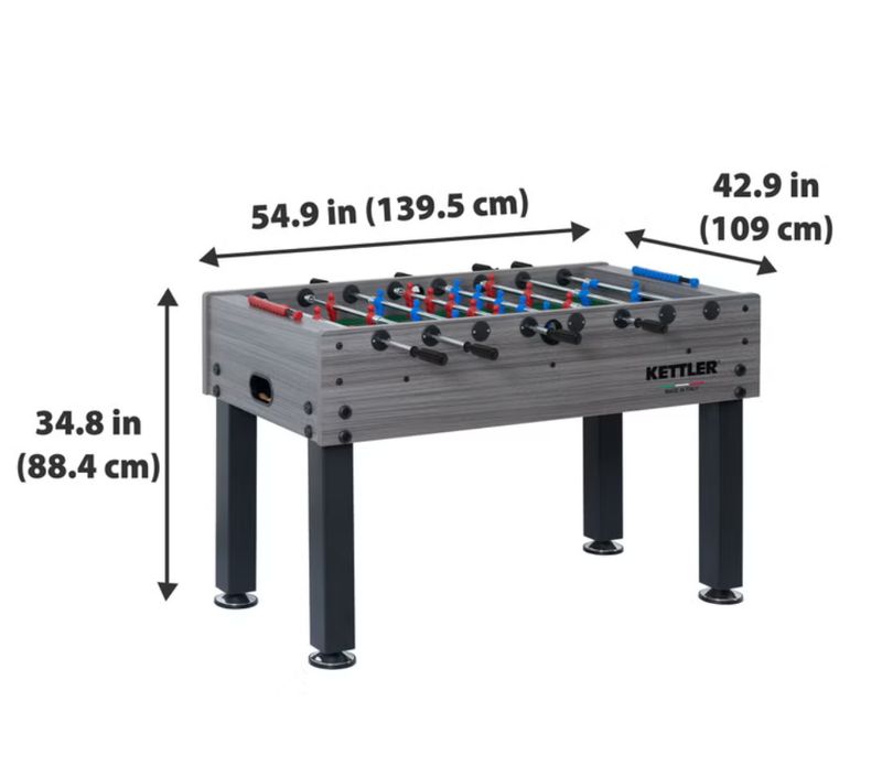 KETTLER Tournament Indoor Foosball Table Item 1740710 BRAND-NEW