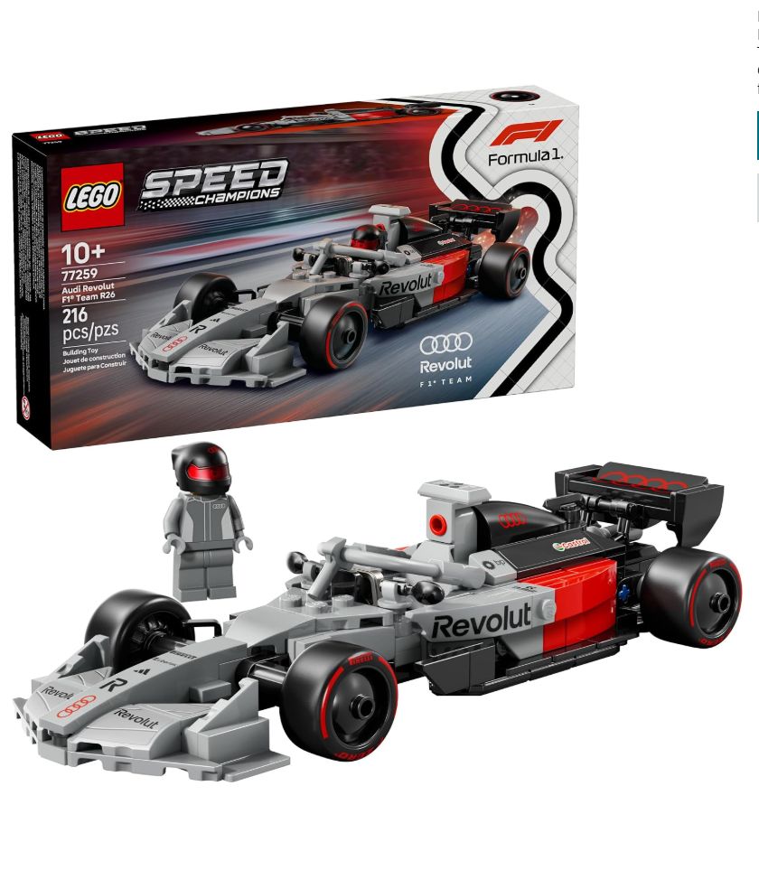 LEGO Speed Champions Audi Revolut F1 Team R26 Race Car Toy  ITEM 6588757