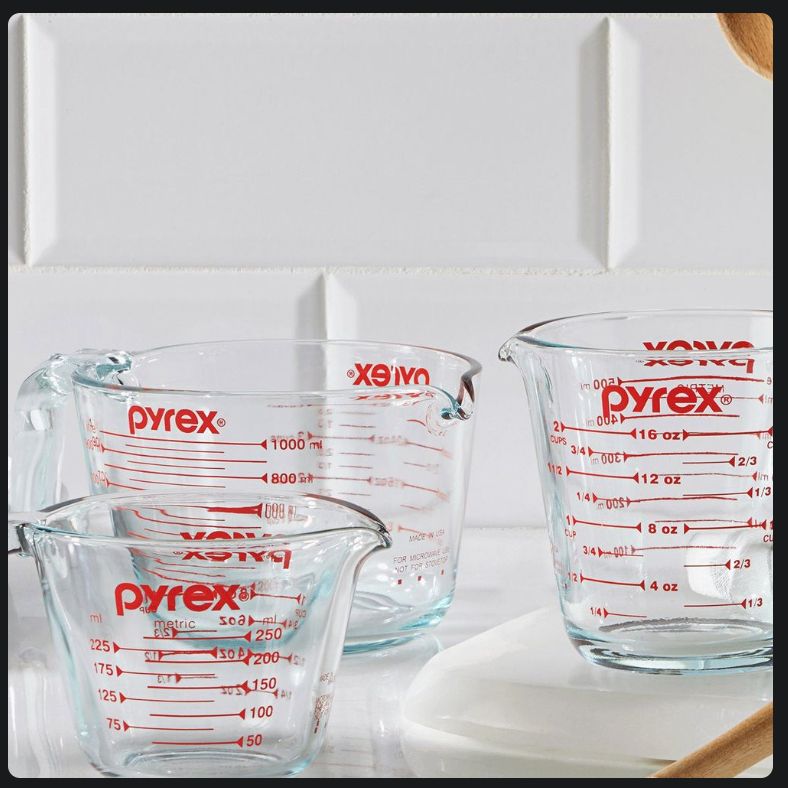 Pyrex 3-piece Measuring Cup Set Item: 1615903