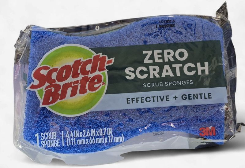 Scotch-Brite Zero Scratch Sponge, 1-count Item 1717856