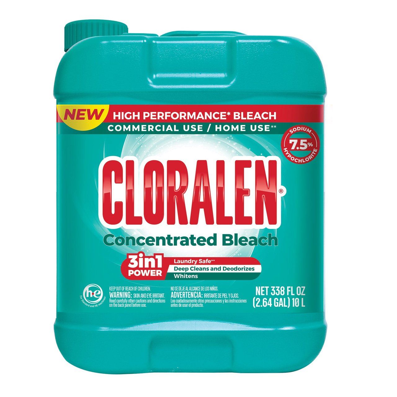 Cloralen Concentrated Liquid Bleach, 338 fl oz Item 2002126