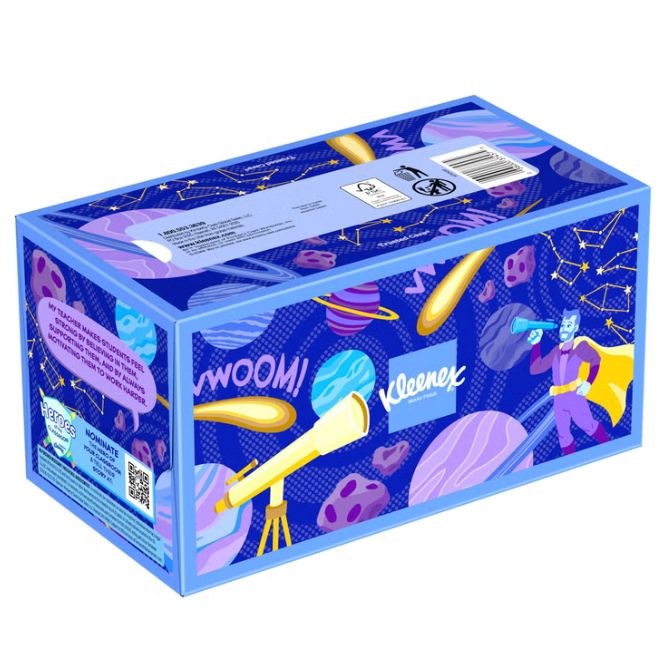 Kleenex Trusted Care Facial Tissue, 2-Ply, 230-count, 1-pack Item 723675