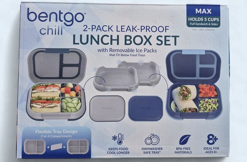 Bentgo Chill Max Lunch Box, 2-pack item 1905641