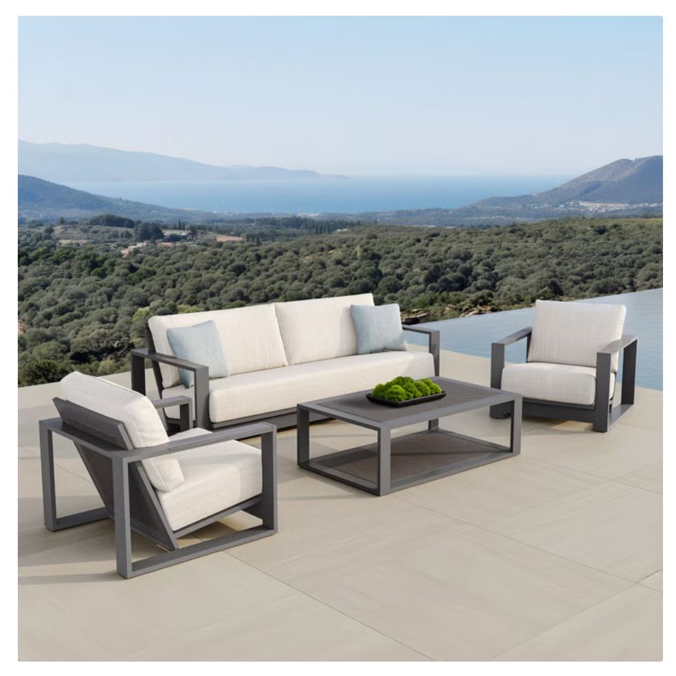 Veranda Classics Milan 4-piece Deep Outdoor Patio Seating Set Item 1807145 BRAND-NEW