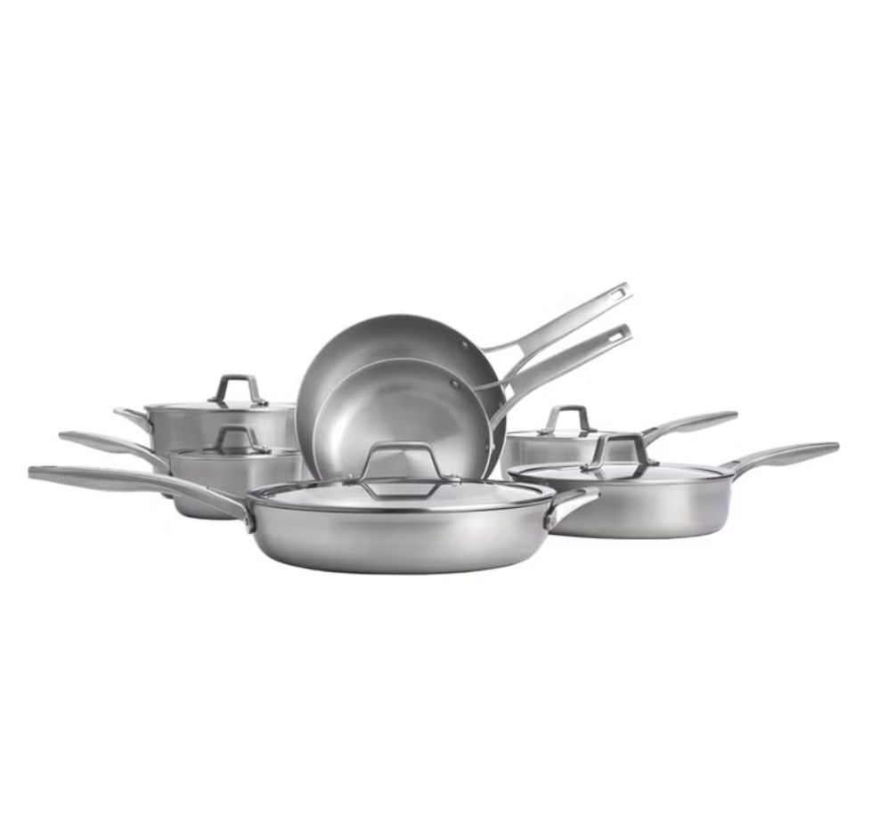 Calphalon Premier Tri-Ply 12-piece Stainless Steel Cookware Set Item 1736513