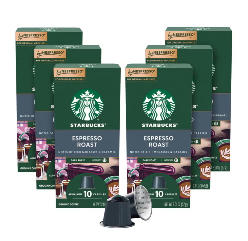 Starbucks by Nespresso Espresso Roast Capsules, 60-count Item 7092988