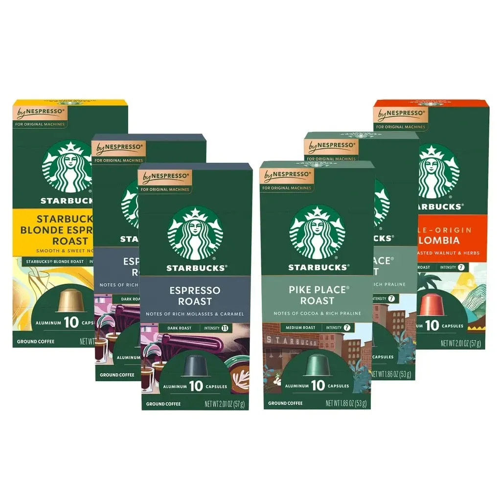 Starbucks by Nespresso Original Line Variety Pack NESPRESSO Capsules, 60 Count ITEM 4092988