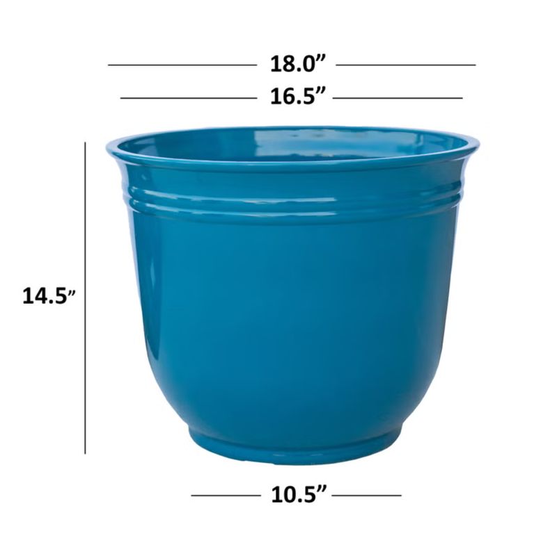 Theo Resin Planters by Trendspot, COLOR TEALItem 1824731