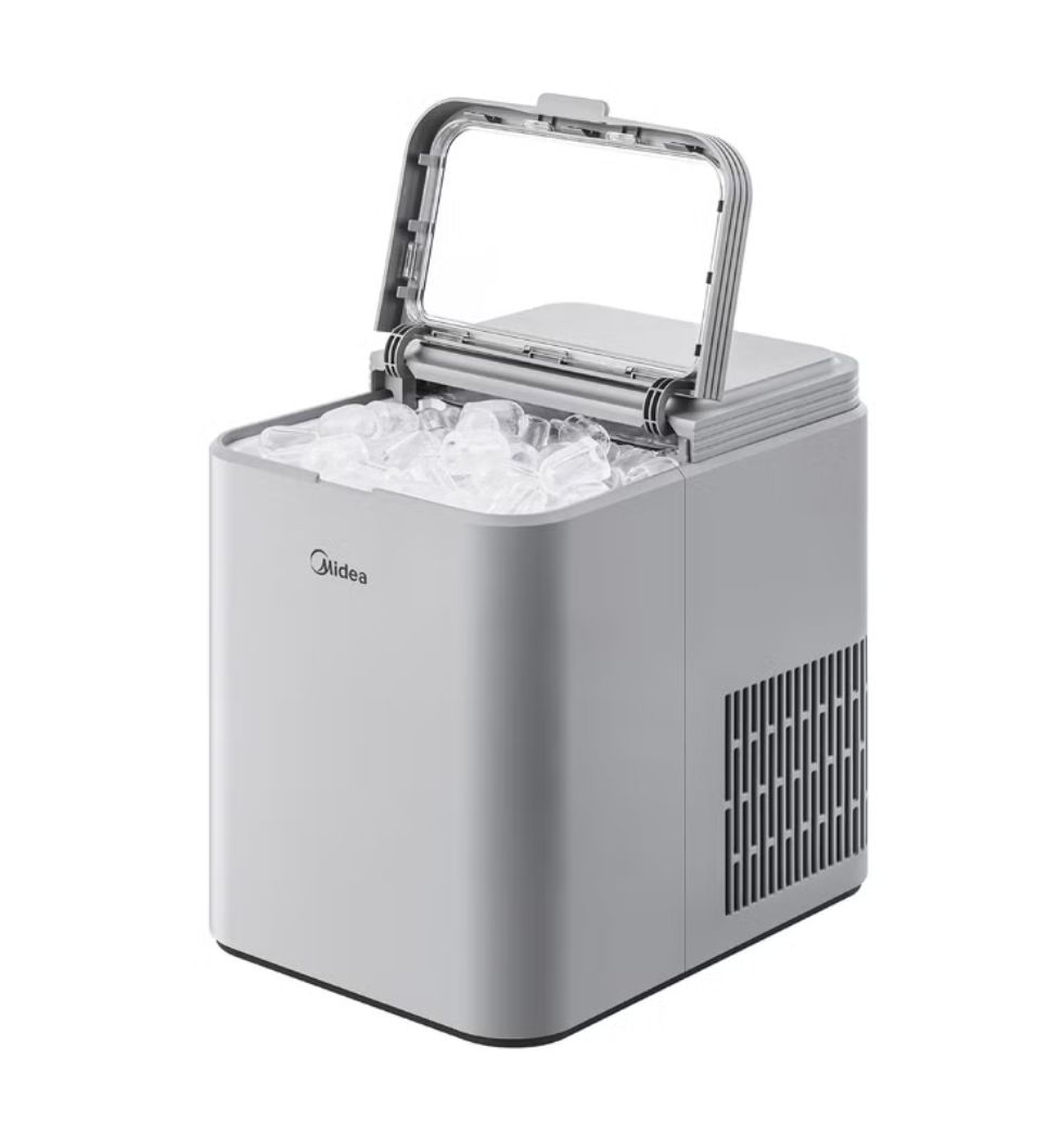Midea Countertop Bullet-Ice Maker, 26.5 lb. with Two Ice Sizes Item 2053891 | Model MERI26B1AGY