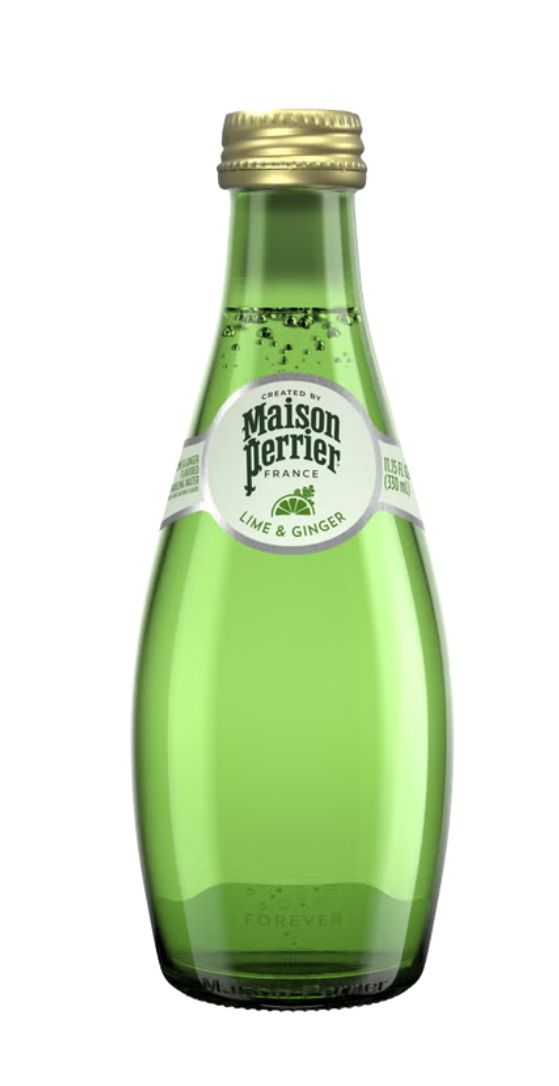 Maison Perrier Sparkling Water, Lime and Ginger, 11.15 fl oz, 4 ct Item 2040174