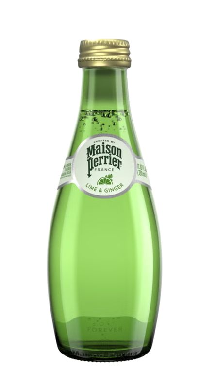 Maison Perrier Sparkling Water, Lime and Ginger, 11.15 fl oz, 4 ct Item 2040174