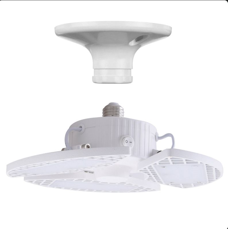 3-panel LED Garage Light, 2-pack Item: 1600298