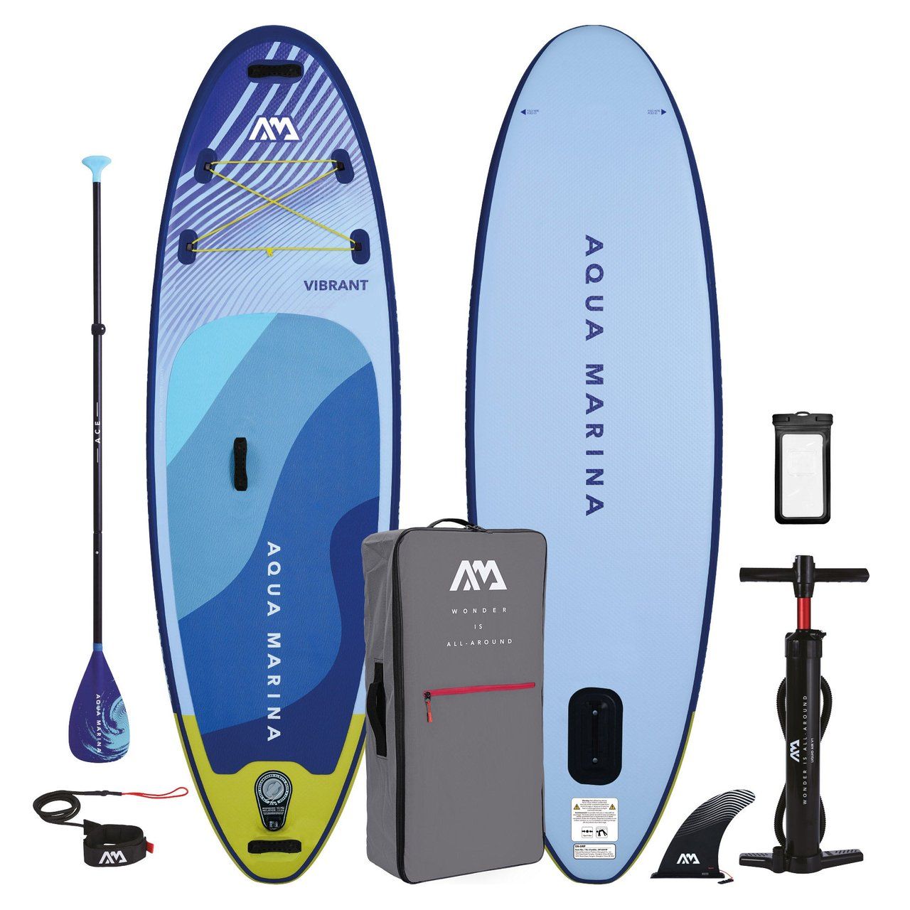 Aqua Marina Vibrant 8' Youth Inflatable Stand-Up Paddleboard (iSUP) Item #2009525