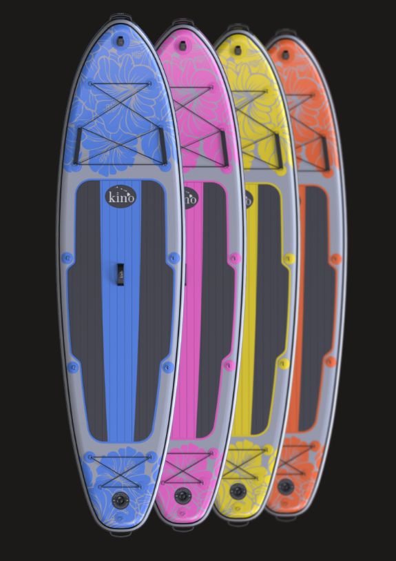 Kino Hibiscus 11' 6" Inflatable Paddle Board Package with Cordless Electric Pump Item 2014288 2014289 1992599