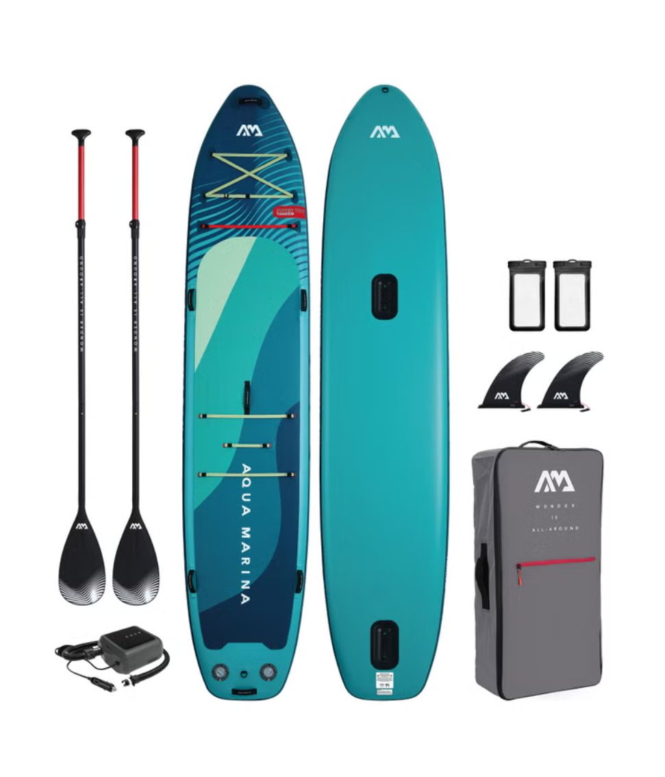 Aqua Marina Super Trip Tandem 14' Inflatable Paddleboard Item 2007572