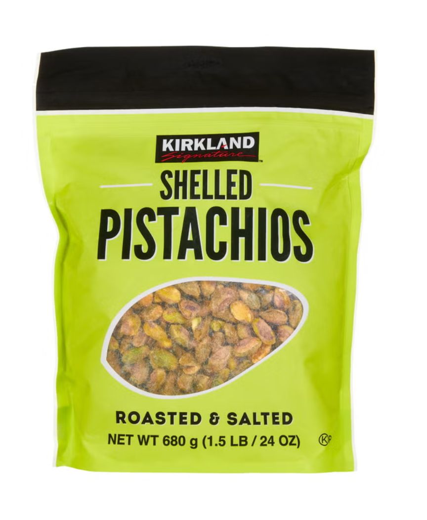 Kirkland Signature Shelled Pistachios, Salted, 1.5 lbs Item 1076903