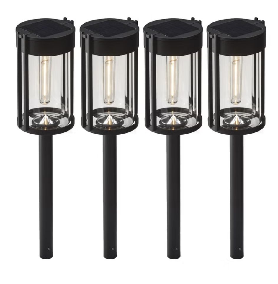 GTX Solar LED Pathway Lights, 4-pack Item 1806305