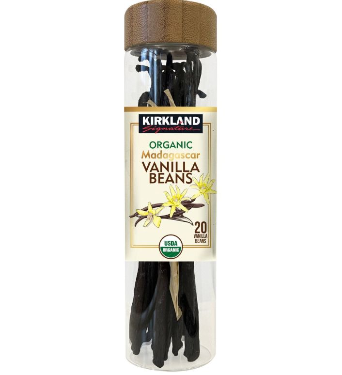 Kirkland Signature Organic Madagascar Vanilla Beans, 20ct Item: 1835596