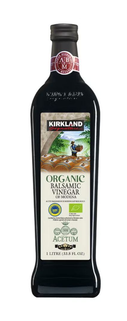 Kirkland Signature Organic Modena Balsamic Vinegar 1-pack (33.8 oz each) Item 1785722