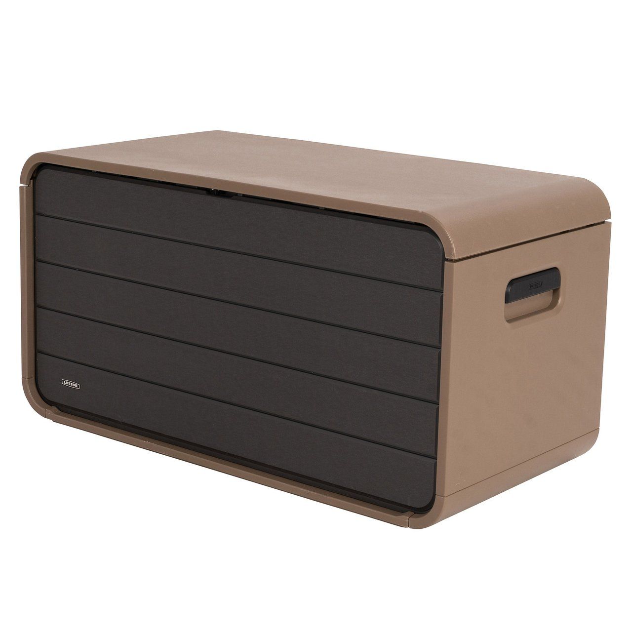 Lifetime 165 Gallon Modern Deck Box, Sawmill Brown GARDEN Item #1807323