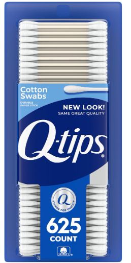 Q-tips Cotton Swabs For Hygiene and Beauty Care Original Cotton Swab Made With 100% Cotton 625 Count
