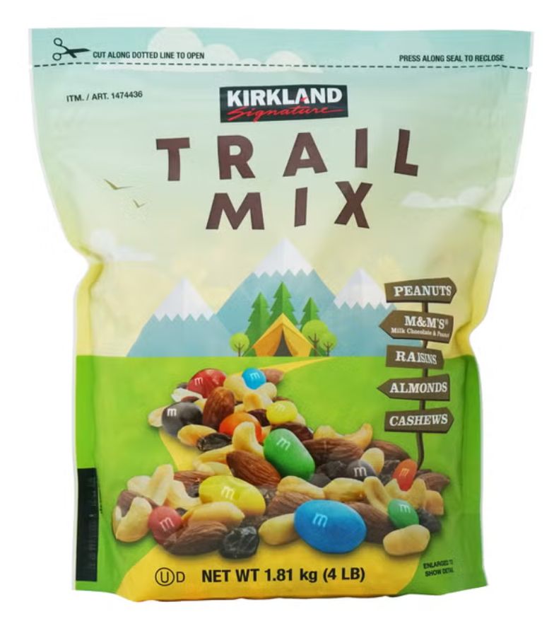Kirkland Signature Trail Mix, 4 lbs Item 1474436