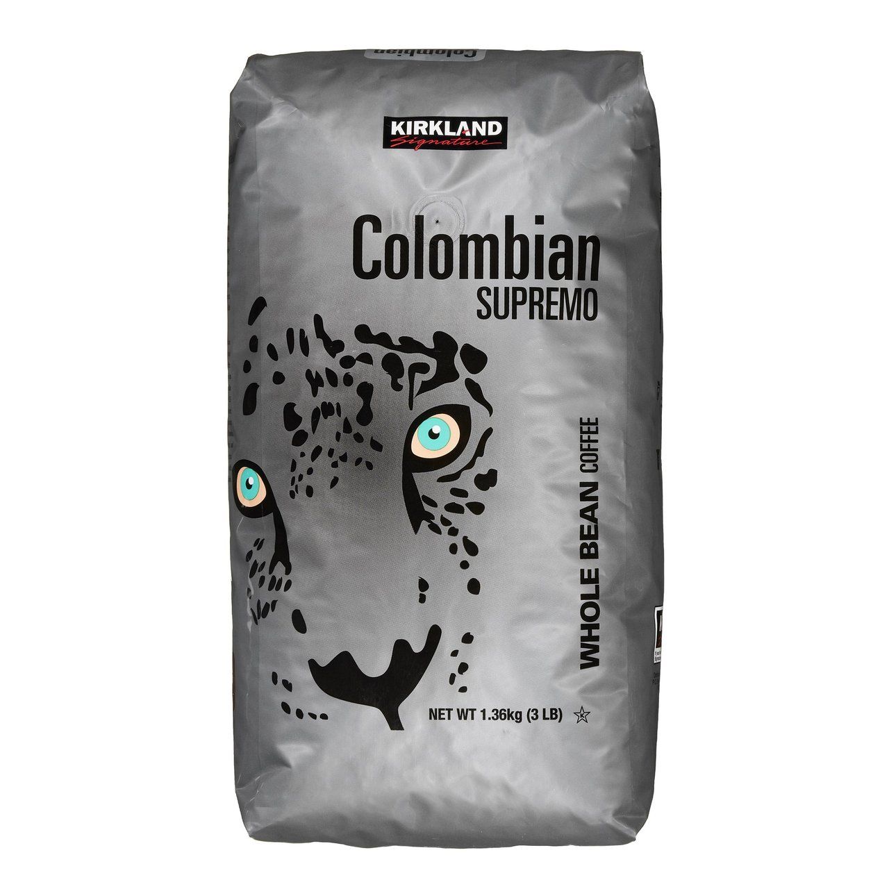 Kirkland Signature 100% Colombian Supremo 48oz (3 lbs) Item #120296