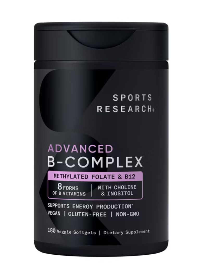 Sports Research Vitamin B Complex, 180 Veggie Soft Gels Item 1957823