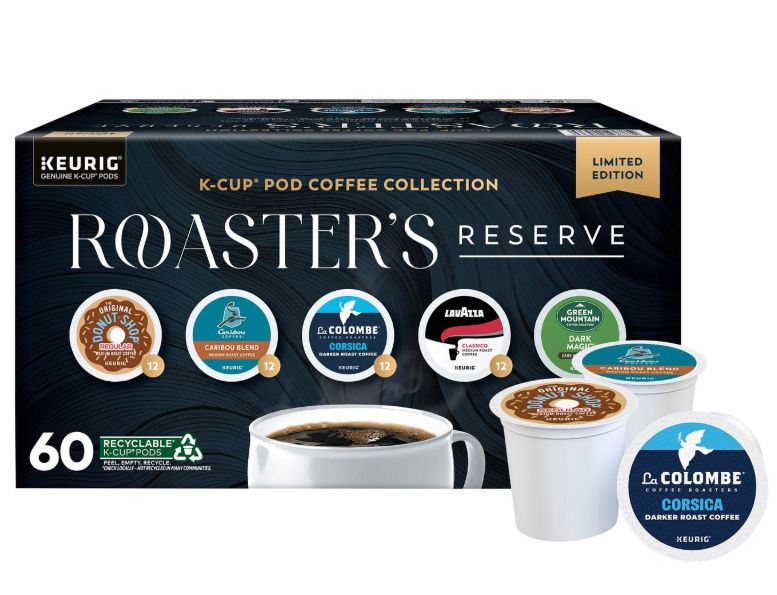 Roaster's Reserve Coffee K-Cup Pod Variety Pack, 60ct K-Cup Pods Item: 6984865